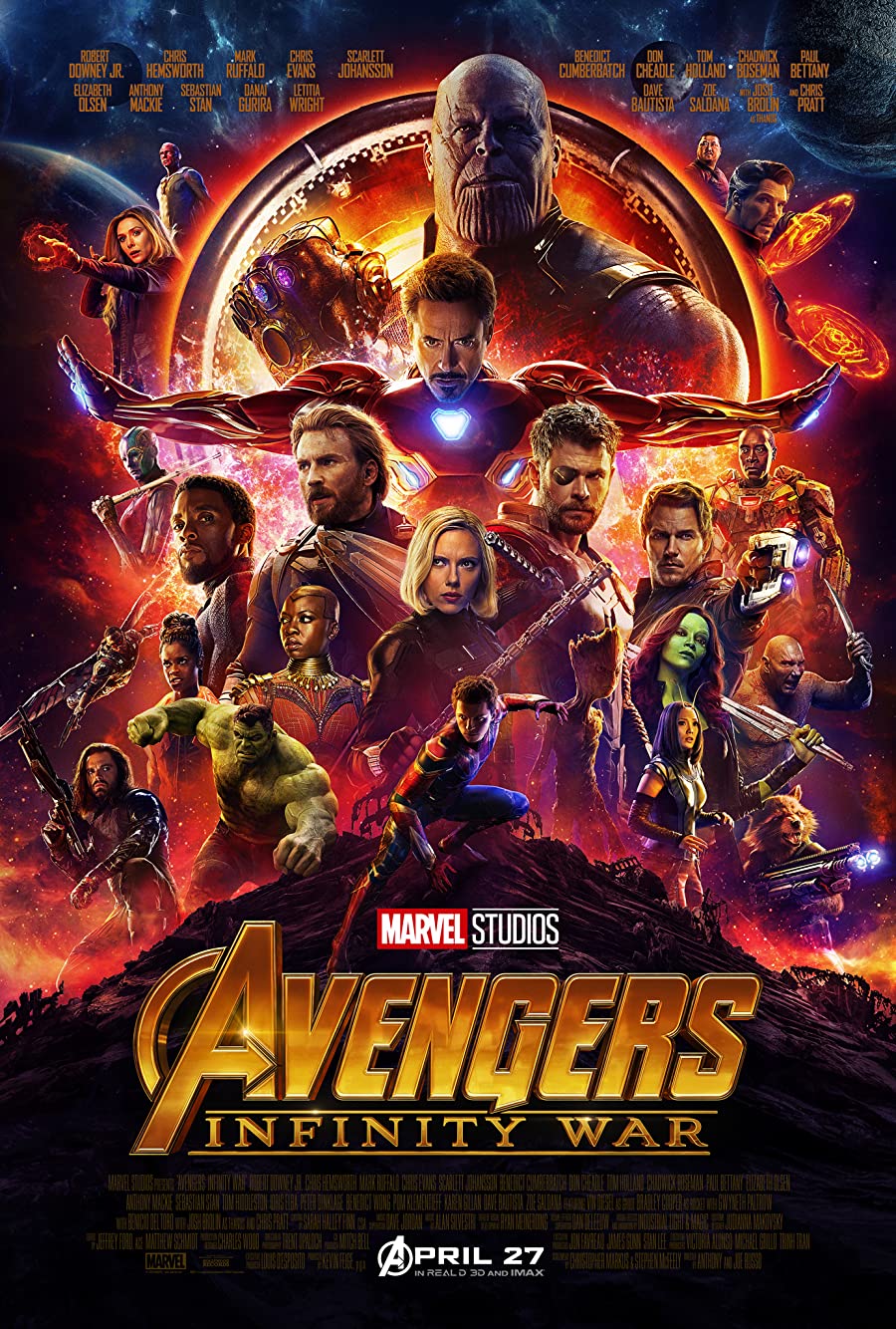 دانلود فيلم Avengers: Infinity War 2018 | انتقام‌جویان:جنگ ابدیت