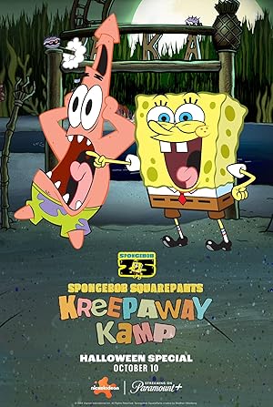 دانلود فيلم Kreepaway Kamp 2024 | باب اسفنجی: وحشت در کمپ