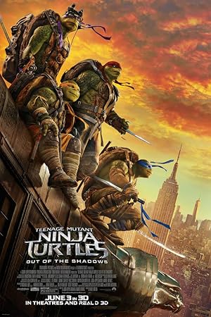 دانلود فيلم Teenage Mutant Ninja Turtles: Out of the Shadows 2016